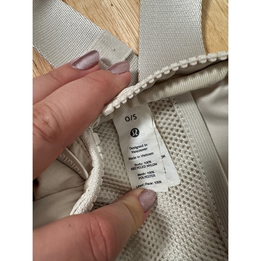 Lululemon Everywhere Belt Bag 1L 2L White Recycled Nylon Fanny Pack Lot of 2 - Picture 8 of 14